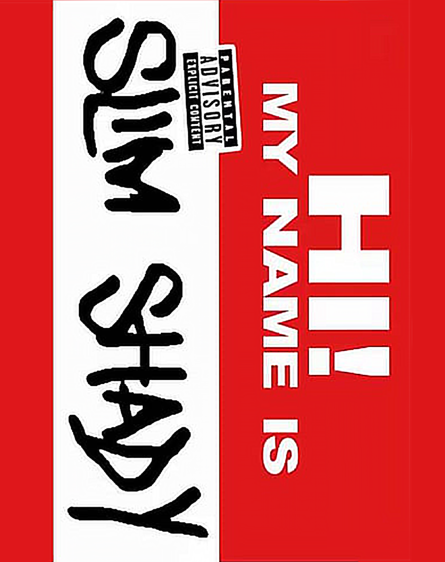Slim Shady Name Tag